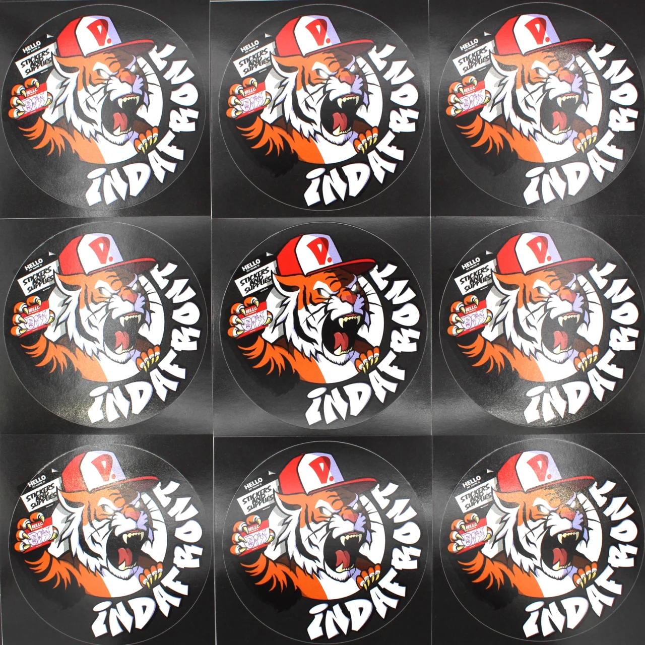 Roaring Taggie Vinyl Stickers (10 pcs.) - Image 4