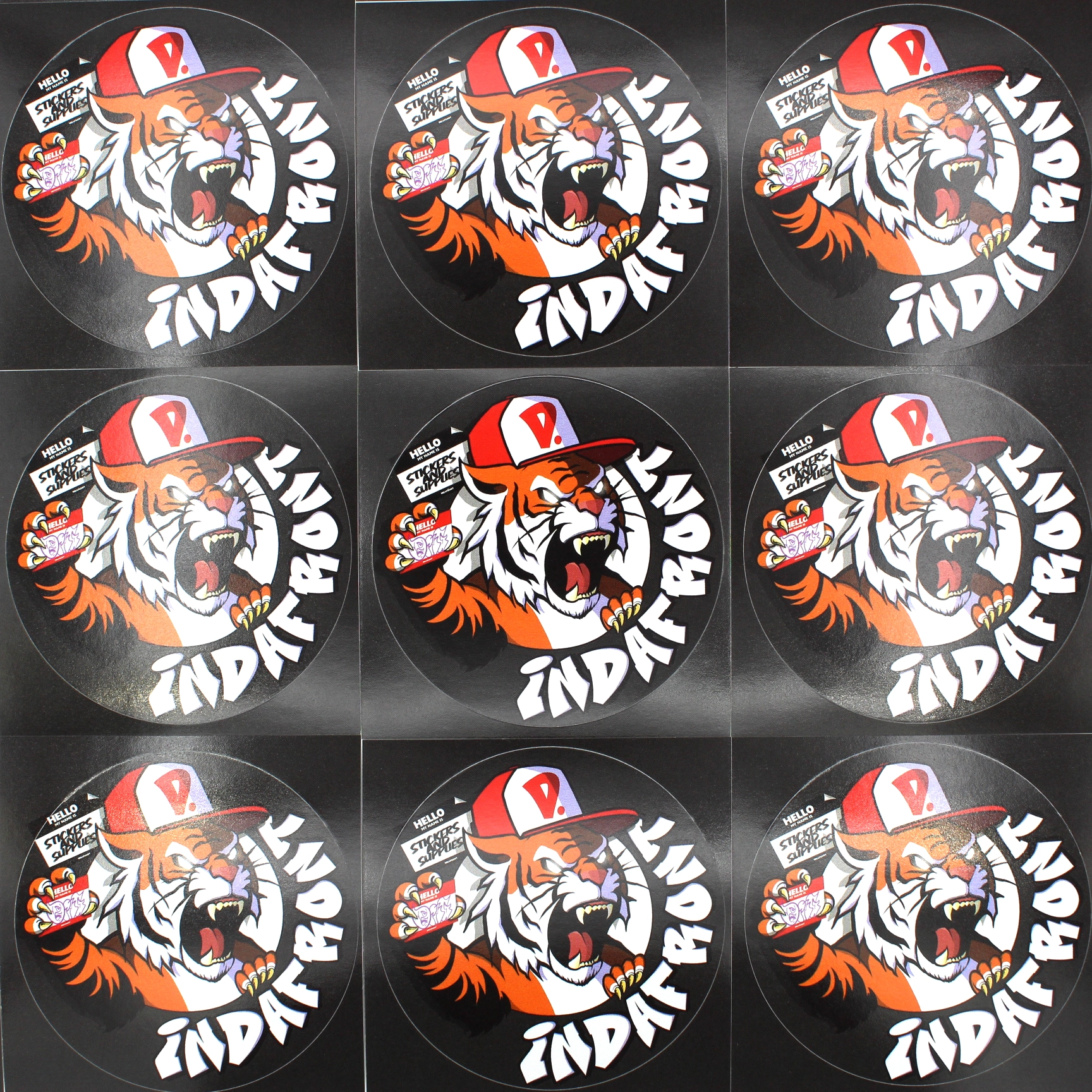 Roaring Taggie Vinyl Stickers (10 pcs.) - Image 4