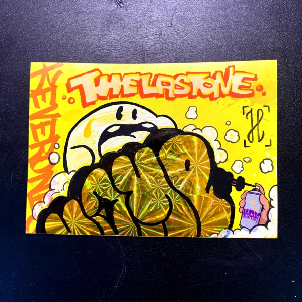Mome graffiti art on KEVERONES sticker blank