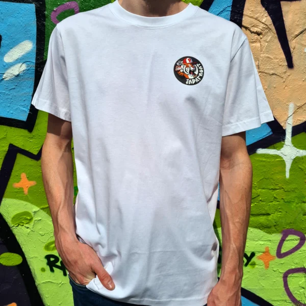 Roaring Taggie T-shirt White front