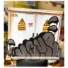 Mome graffiti art on Indafront Mini Electricity Box