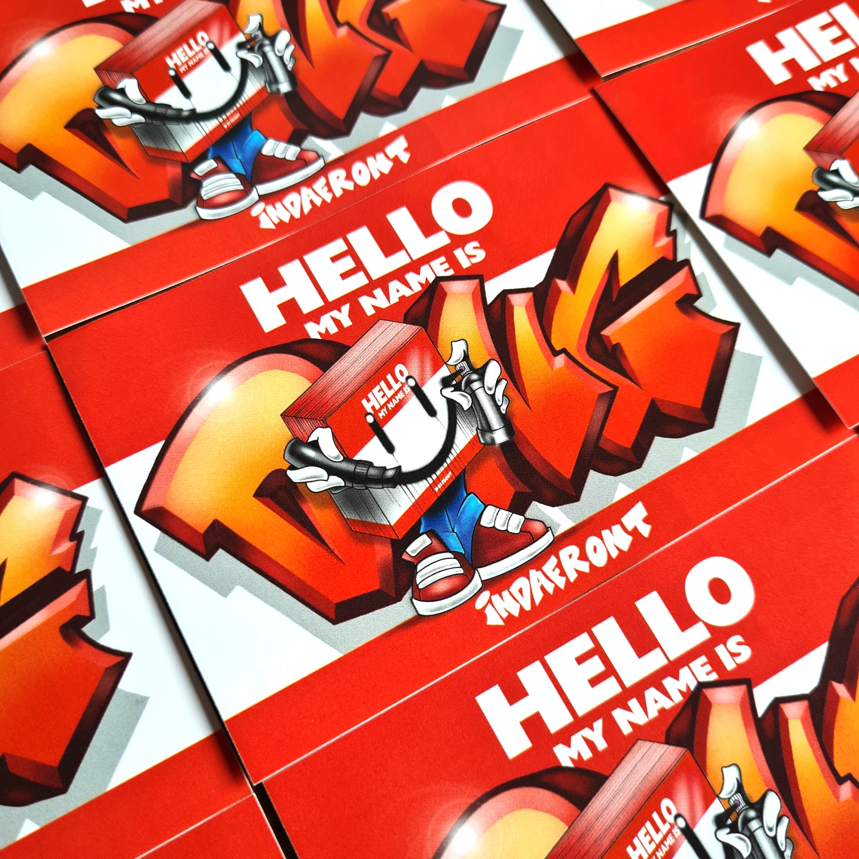 Ding HMNi Vinyl Stickers (10 pcs.) - Image 3