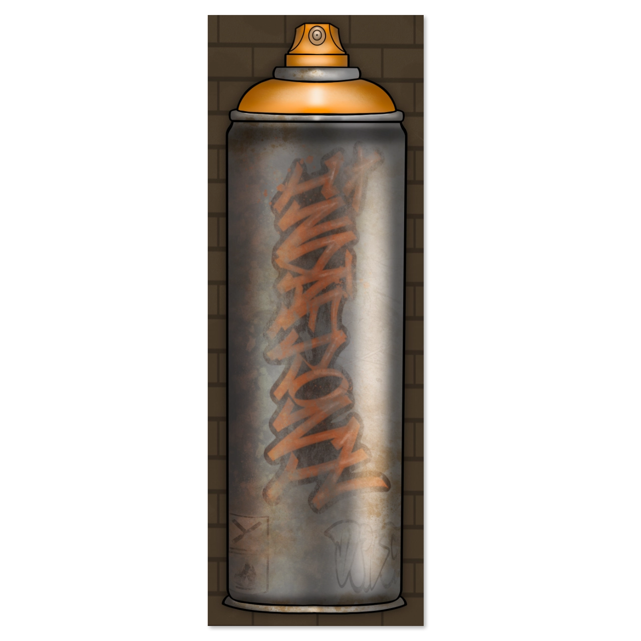 Indafront Spray Can Stickers (25 pcs.)