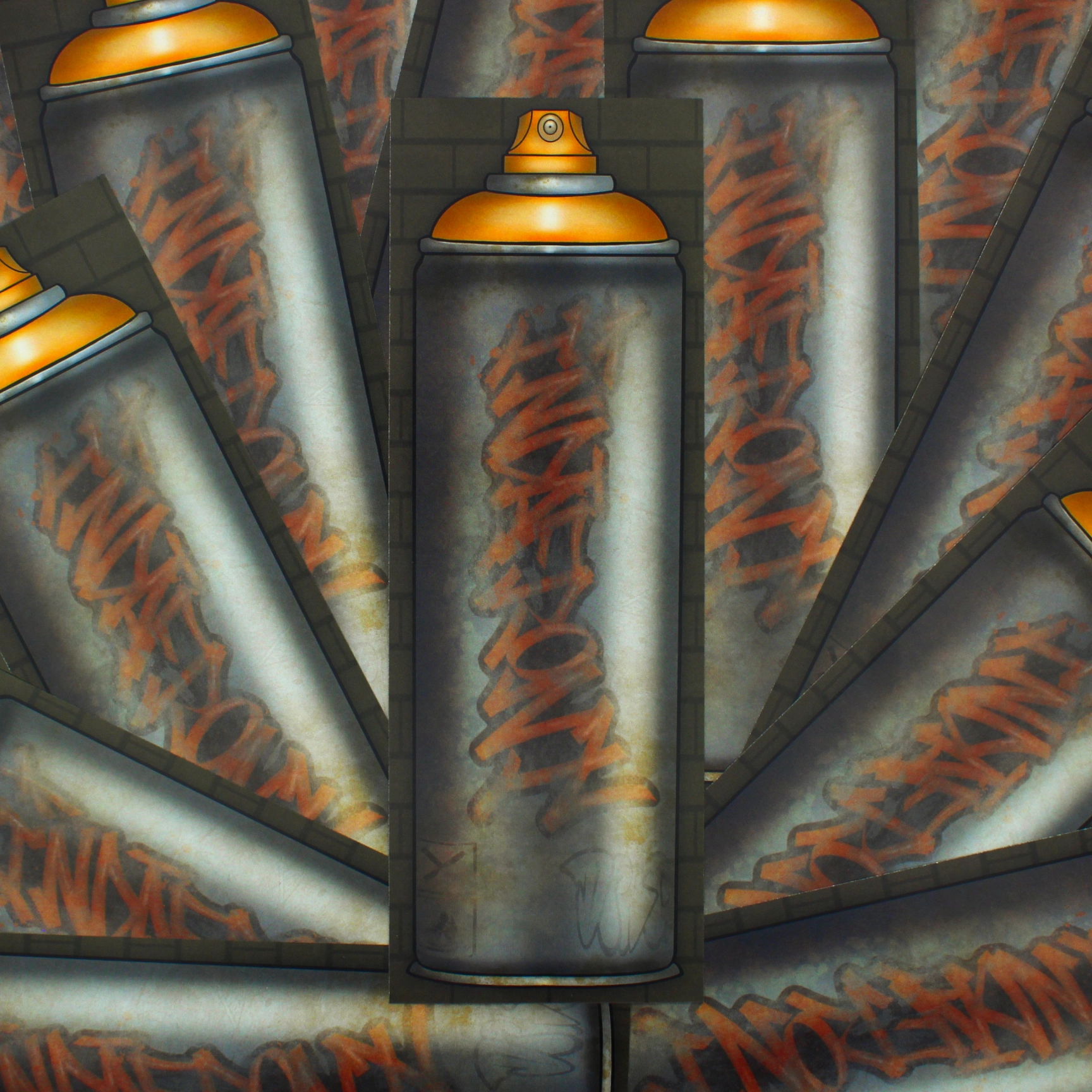 Indafront Spray Can Stickers (25 pcs.) - Image 3