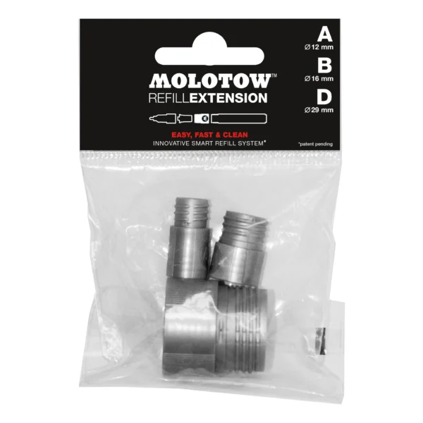 Molotow Refill Extension Tryout Pack (A, B, D)