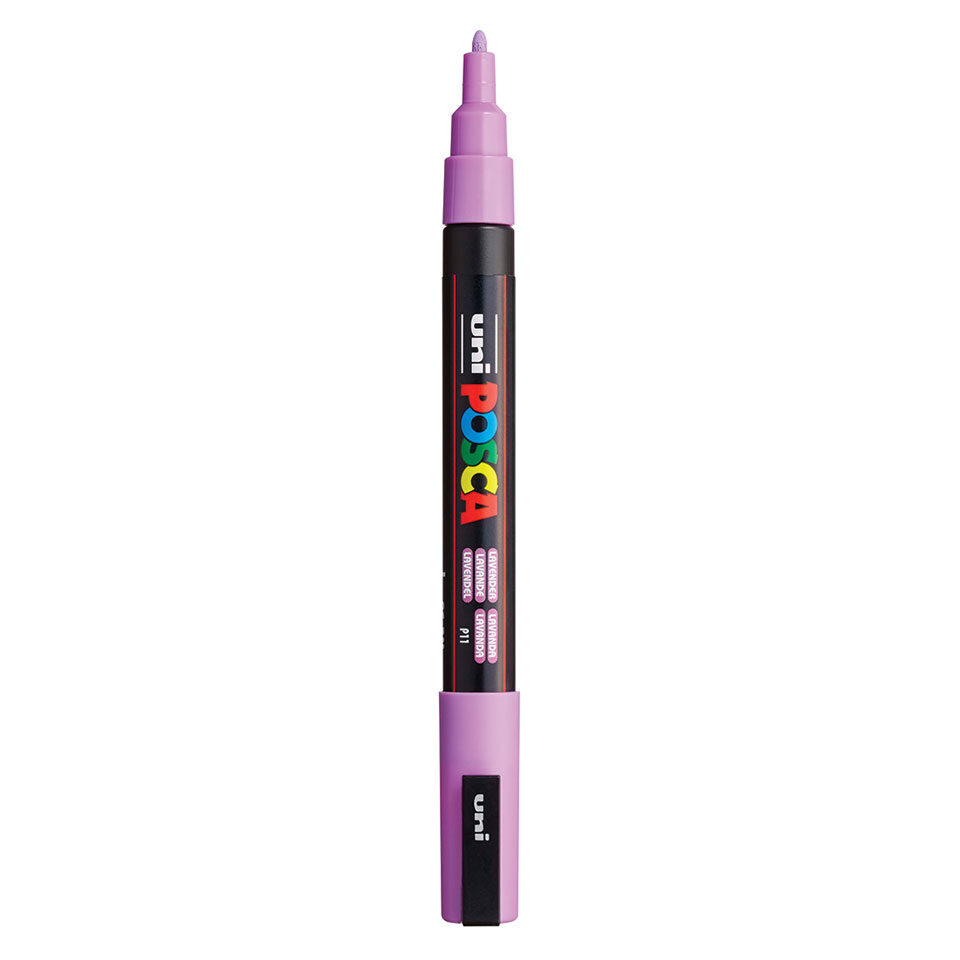 Posca Pc 3m Acrylic Marker Lavender Rotated